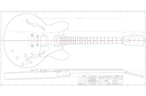 Gibson ES-335 Guitar Templates | Electric Herald