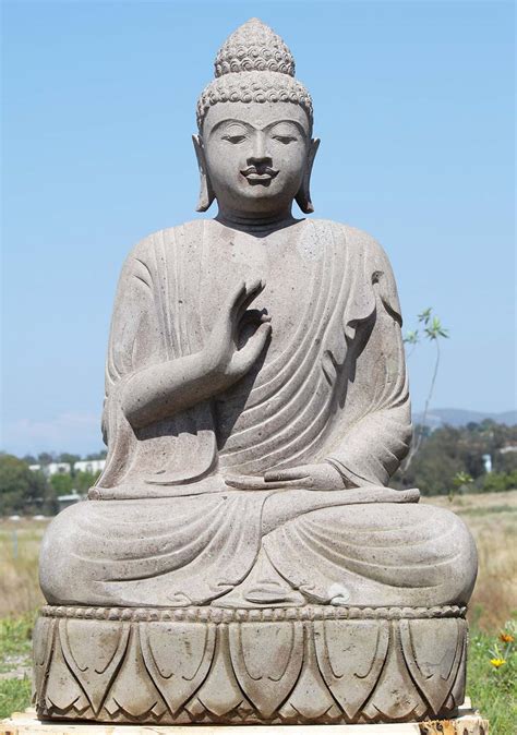 SOLD Stone Garden Teaching Buddha Statue 49" (#88ls218): Hindu Gods ...