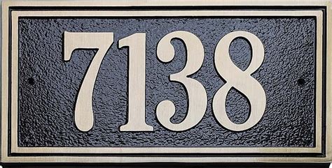 Brass Address Plaques – Brass House Number Signs