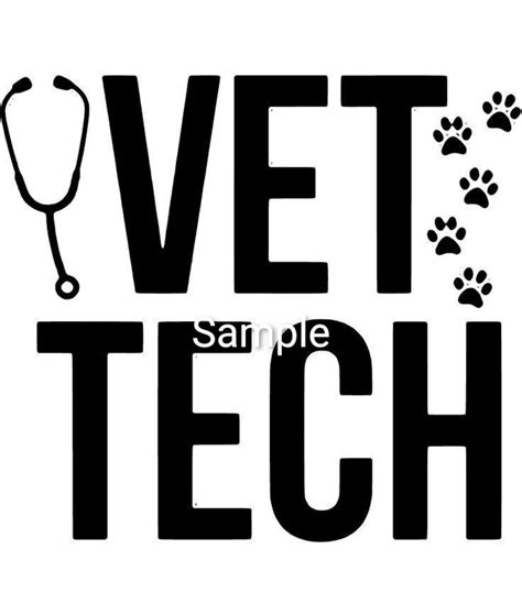 Vet Tech Svg Jpg Dxf and Png Files Digital INSTANT DOWNLOAD | Etsy