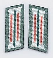 1:6 scale WWII German Heer Artillery Enlisted/NCO Collar Tabs | ONE SIXTH SCALE KING!