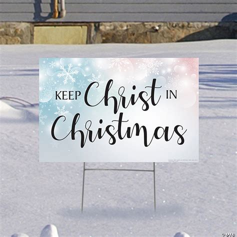 Keep Christ in Christmas Yard Sign | Oriental Trading