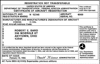 Aircraft Registration