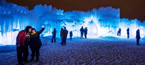 Ice Castles in Woodstock, New Hampshire