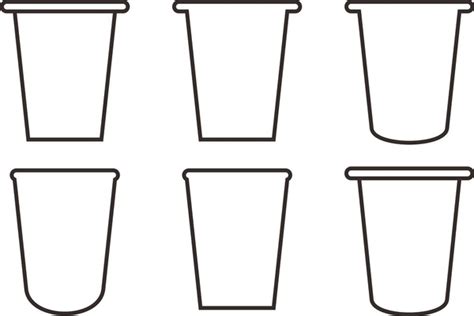 Cup Outline: Over 207,304 Royalty-Free Licensable Stock Vectors ...