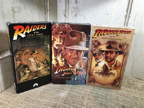 Indiana Jones Trilogy box set of Raiders of the Lost Ark The | Etsy