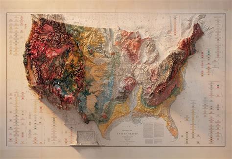 United States Geology - Etsy | Vintage wall art, Map, Vintage walls