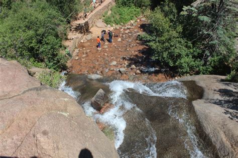 Helen Hunt Falls in Colorado Springs, Colorado - New Mom at 40