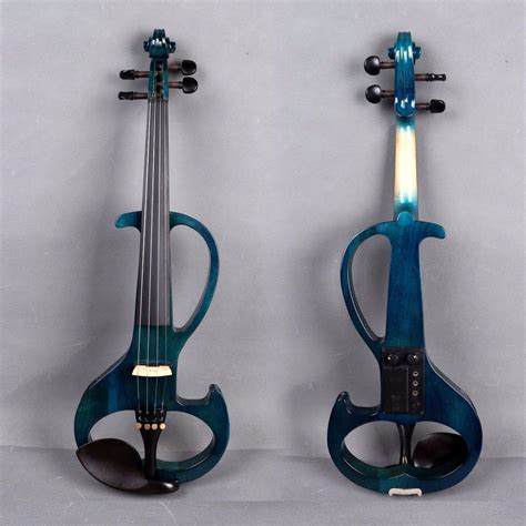 2019 4/4 Electric Violin Powerful Sound Silent Violin Fine Parts 4 ...