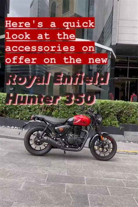 Royal Enfield Hunter 350 Accessories Official Price List