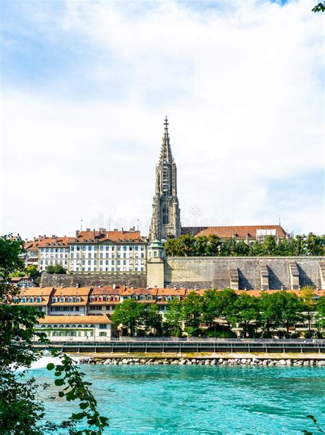 Bern City and Berner Munster Cathedral in Switzerland Stock Photo - Image of munster, center ...