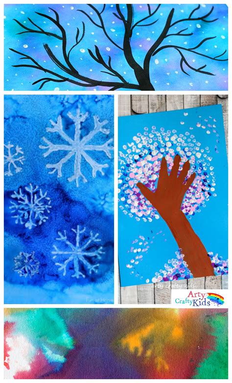 14 Wonderful Winter Art Projects for Kids | Arty Crafty Kids | Kids ...