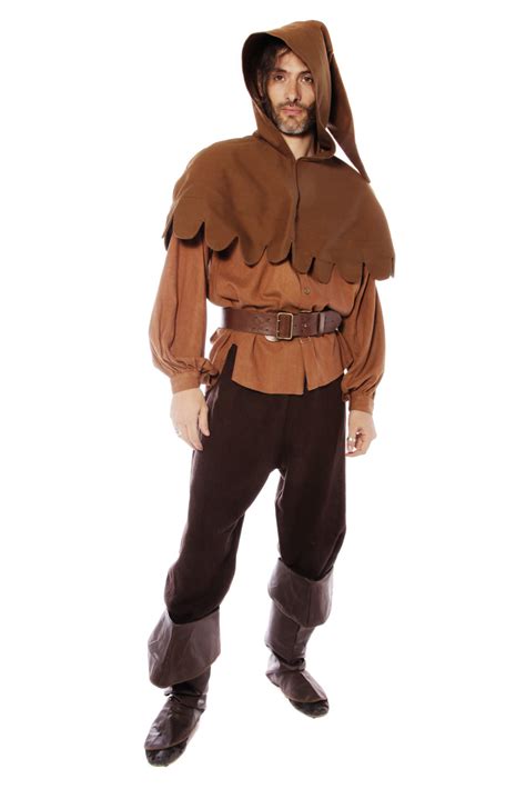 MEDIEVAL SERVANT PEASANT BROWN COSTUME - Costume Boutique