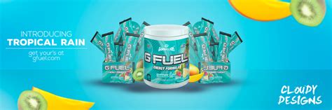 G Fuel Tropical Rain Advertisement Banner by DACloudyDesigns on DeviantArt