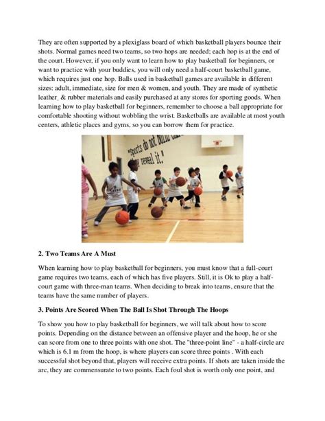 Learn How To Play Basketball For Beginners With Simple Tips