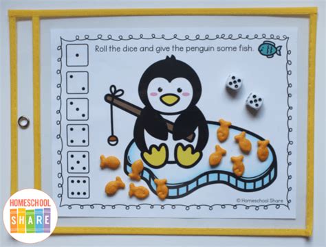 Penguin Math Mat - Homeschool Share