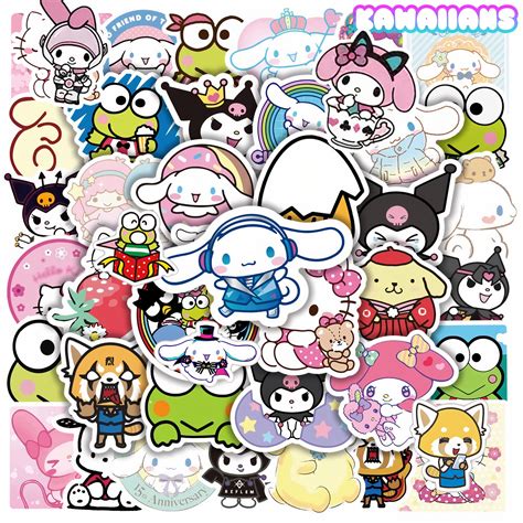 Buy KAWAIIANS 100PCS Kawaii Stickers, Vinyl Waterproof Cute Stickers ...