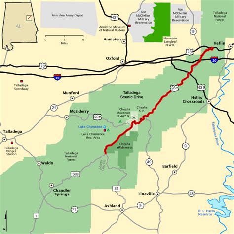 Talladega National Forest Map – Zip Code Map