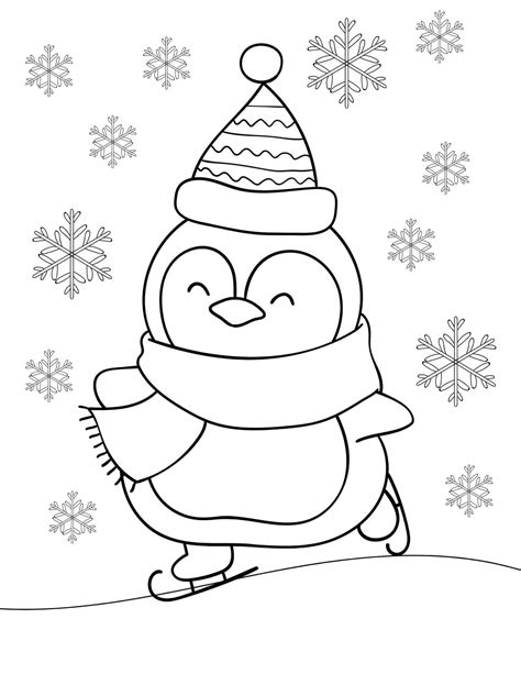 Penguin Coloring Pages Free Printable - Printable World Holiday