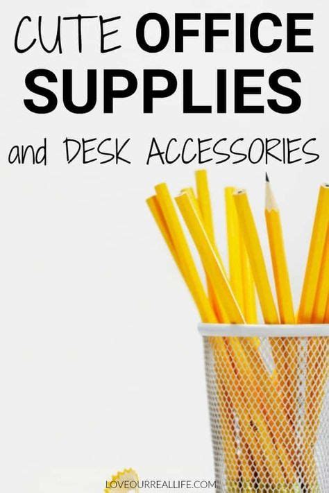 Fun Office Supplies You Need For Your Desk | Cool office supplies, Office supplies, Cute office ...