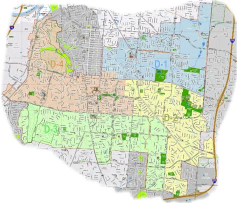 City Council Districts - Kettering