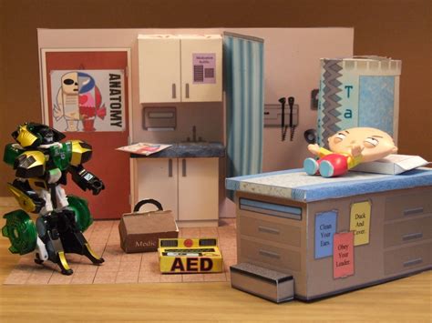 Action Figure Doctor’s Office Free Papercraft - /po/ Archives