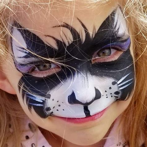 Pin by Pamela Brewer on Face painting halloween | Kitty face paint ...