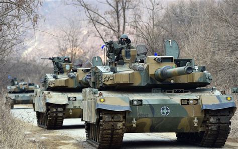 Download wallpapers K2 Black Panther, South Korean main battle tank, modern armored vehicles ...