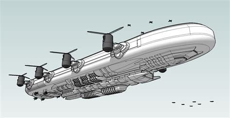 airship carrier by emppyrean on DeviantArt | Airship, Concept ships, Aircraft design