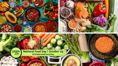 NATIONAL FOOD DAY - October 24 - National Day Calendar