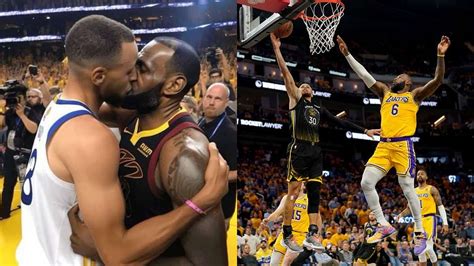 FACT CHECK: Did LeBron James Kiss Steph Curry As Claimed by Viral ...