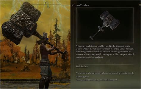 How to obtain the Giant Crusher colossal hammer in Elden Ring - Sportskeeda