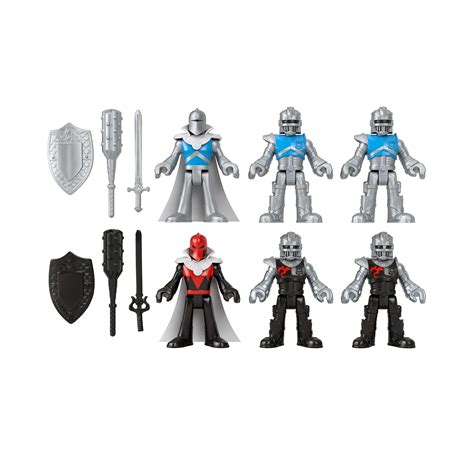 Buy Fisher-Price Imaginext Kingdom Castle Battle Pack, Set of 6 Poseable Figures with ...