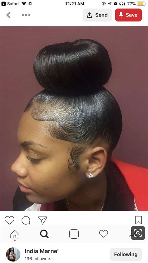 hair bun style - Chieko Yarbrough