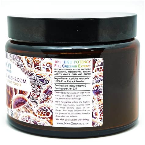 Full Spectrum Turkey Tail Mushroom Extract Powder - Wild Harvested – Na'vi Organics