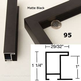 Nielsen Metal Frame Moulding Profile 95 | Metal picture frames, Custom metal, Metal frame