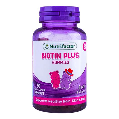 Order Nutrifactor Biotin Plus Food Supplement Gummies, 30-Pack Online at Best Price in Pakistan ...