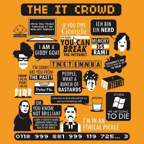 The IT Crowd Quotes Essential T-Shirt by Tom Trager | It crowd quotes ...