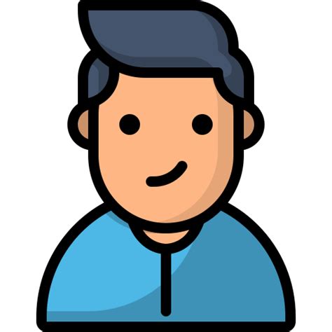 Man avatar Generic Outline Color icon