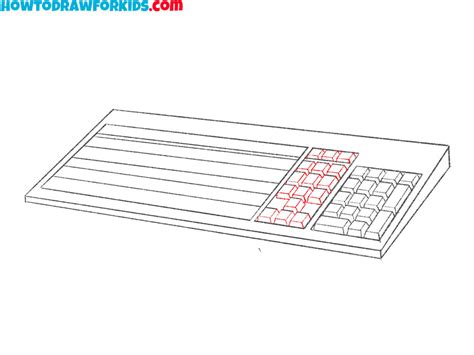 How to Draw a Keyboard - Easy Drawing Tutorial For Kids