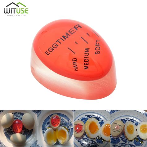 Environmentally Egg Timer Indicator Soft boiled Soft Color Changing ...