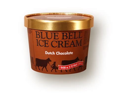 Blue Bell Dutch Chocolate Ice Cream 1/2 Gal - GJ Curbside