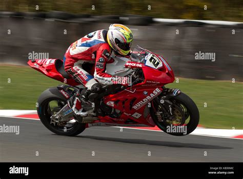 Riders From British superbike championship at Oulton Park, England, UK ...