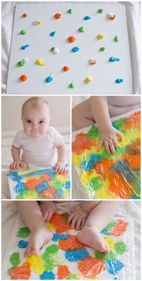 Lilly's first painting experience | Actividades para niños pequeños ...