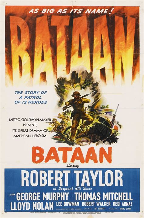 Bataan (1943) - Posters — The Movie Database (TMDB)