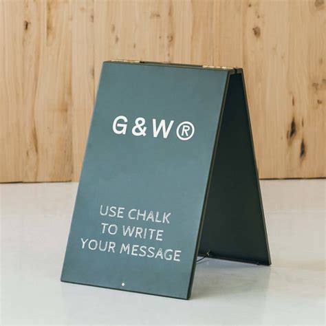 Outdoor Sidewalk Signs | Chalkboard, A-Frame, and more - George & Willy ...