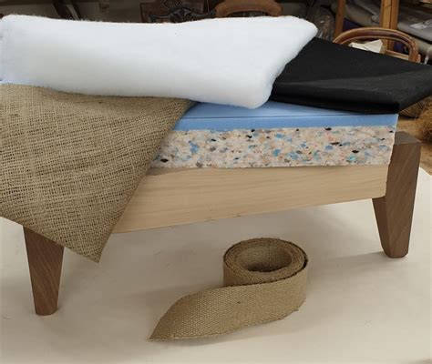 Upholstery Level Two Kit - Modern Upholstered Footstool