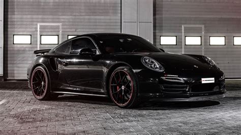 Black Porsche 911 Turbo Wallpaper