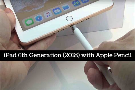 iPad 6th Generation (2024) with Apple Pencil