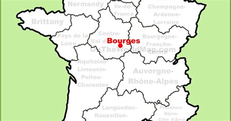 Bourges France Map | Zip Code Map